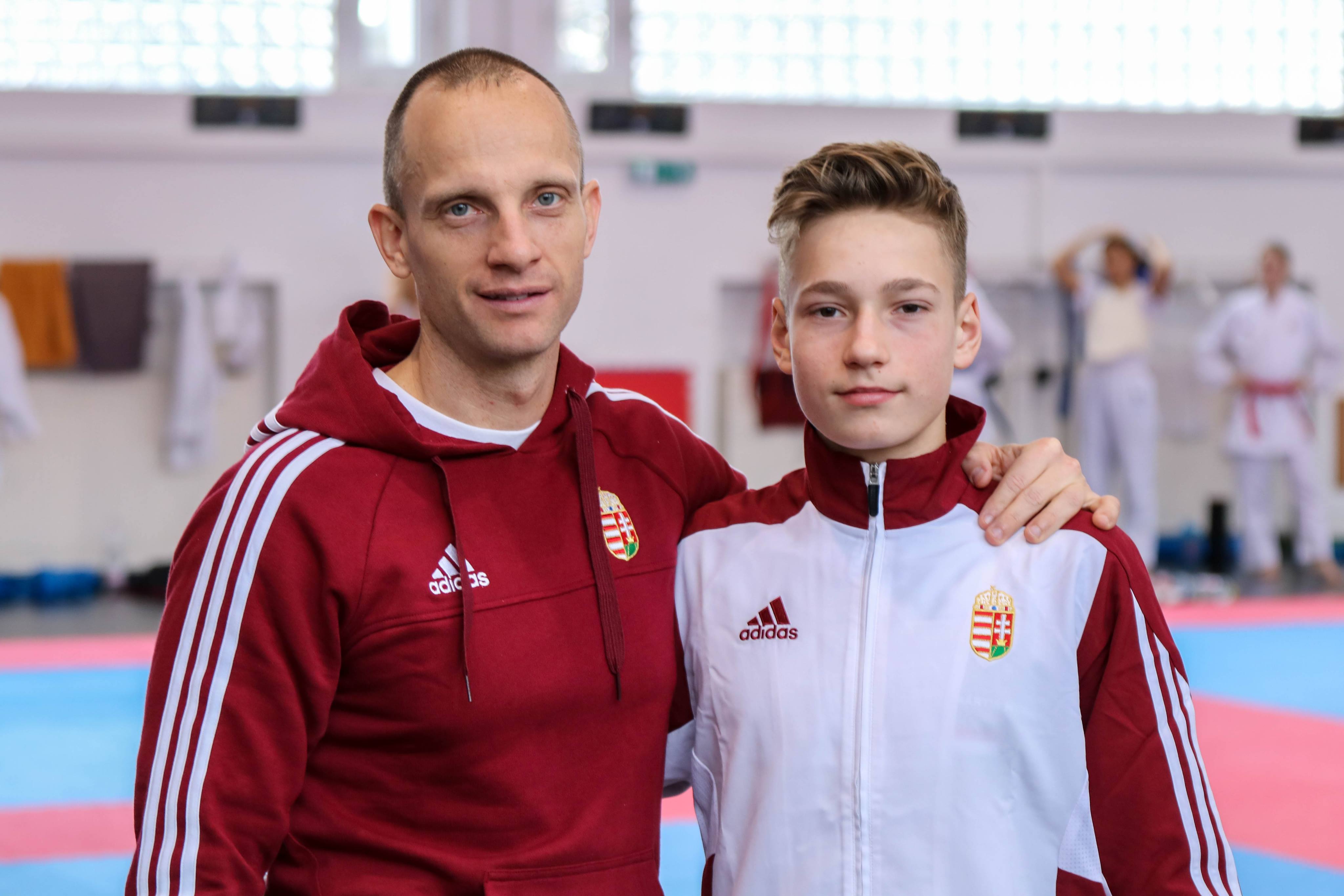 Huba a Tatai Olimpiai Központban készül